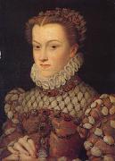 Francois Clouet Elisabeth of Austria,queen of France (mk05) France oil painting reproduction
